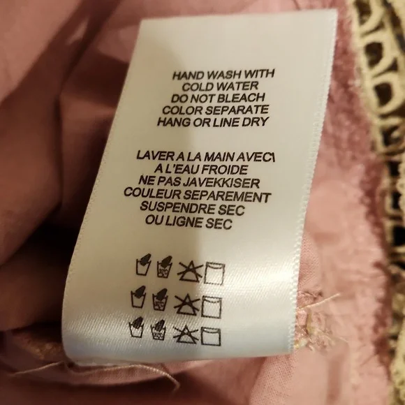 ❤️ NWOT! ANTHROPOLOGIE ERI + ALI SYDNEY LACE BLOUSE / TOP IN BEIGE/PINK, XS - Picture 10 of 12